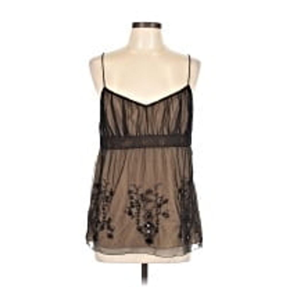 Ann Taylor Loft Size 12 Camisole Sheet Lined Beaded NWT